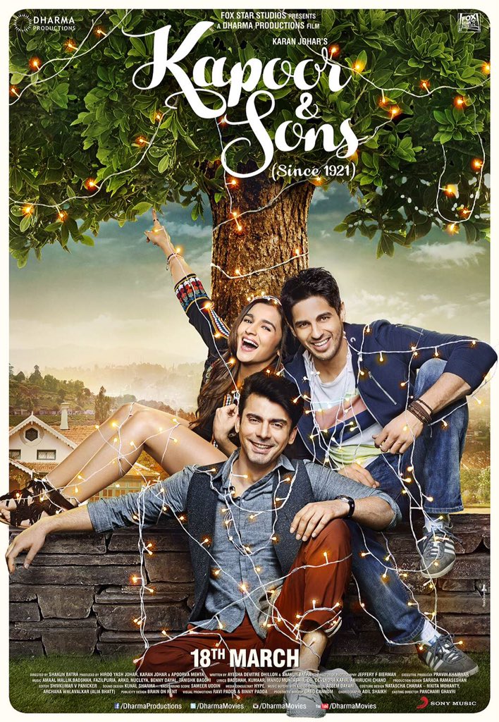 21 Agosto: KAPOOR & SONS